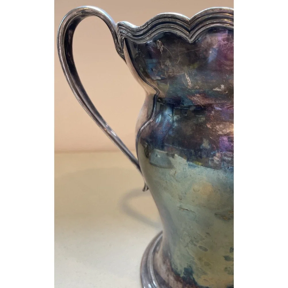 Antique Meriden B Company Silver Plated Loving Cup Trophy Urn Vase Ice Bucket